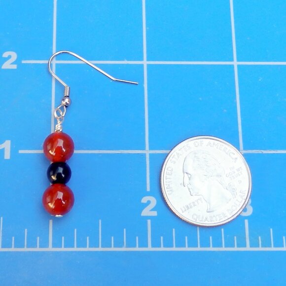 Carnelian Pendant Necklace Set 4268 - Picture 9 of 9